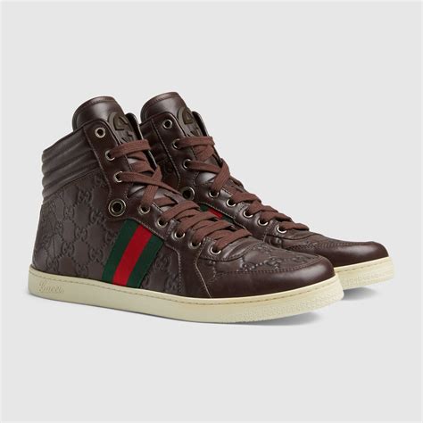 cheap gucci high top shoes|gucci high top sneakers men's.